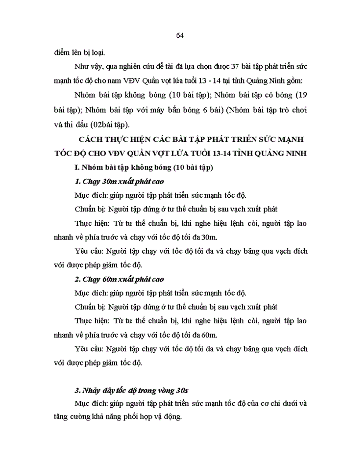 image for page Nghiên cứu lựa chọn bài tập phát triển sức mạnh tốc độ cho nam vđv quần vợt lứa tuổi 13-14 tỉnh Quảng Ninh