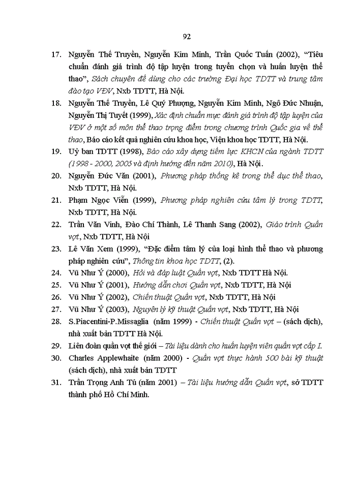 image for page Nghiên cứu lựa chọn bài tập phát triển sức mạnh tốc độ cho nam vđv quần vợt lứa tuổi 13-14 tỉnh Quảng Ninh