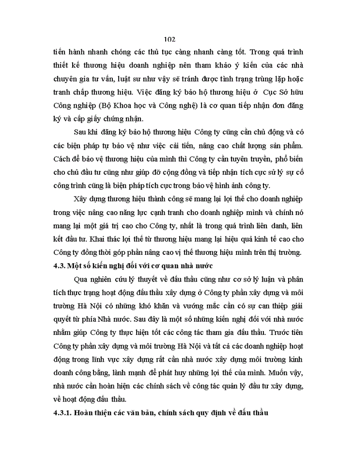 image for page Nâng cao năng lực đấu thầu tại Công ty cổ phần xây dựng và môi trường Hà Nội