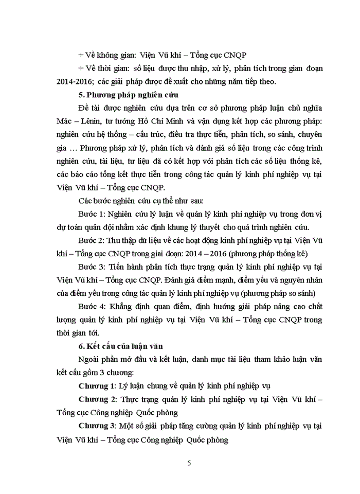 image for page Quản lý kinh phí nghiệp vụ tại Viện Vũ khí – Tổng cục Công nghiệp Quốc phòng