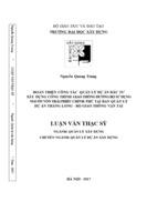 Hoàn thiện công tác  quản lý dự án đầu tư xây dựng công trình giao thông đường bộ sử dụng nguồn vốn trái phiếu chính phủ tại ban quản lý dự án Thăng Long - bộ giao thông vận tải