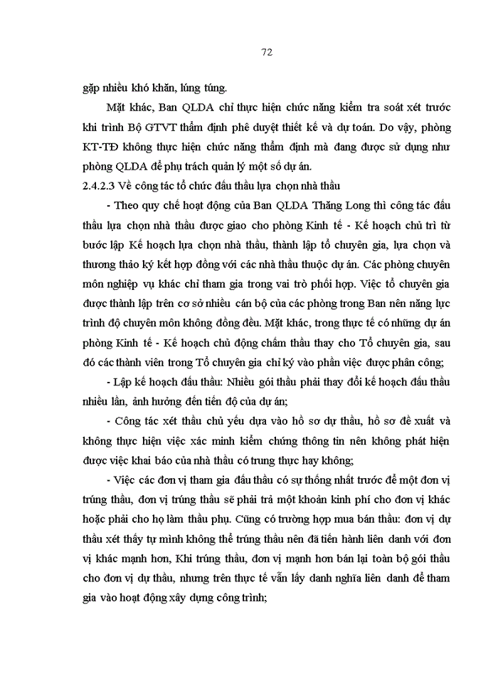 image for page Hoàn thiện công tác  quản lý dự án đầu tư xây dựng công trình giao thông đường bộ sử dụng nguồn vốn trái phiếu chính phủ tại ban quản lý dự án Thăng Long - bộ giao thông vận tải