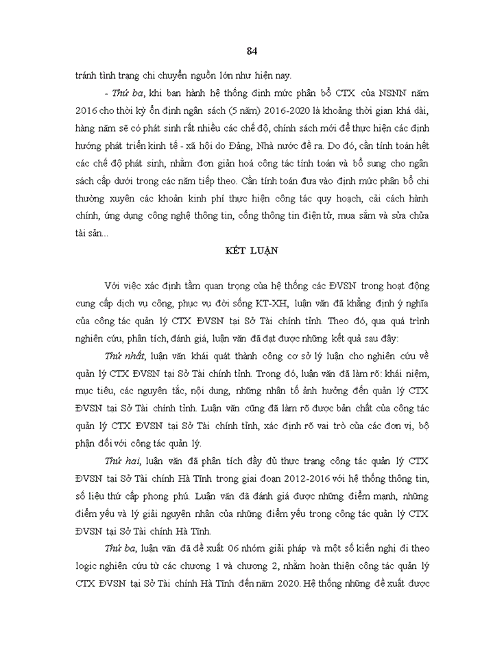 image for page Quản lý chi thường xuyên đơn vị sự nghiệp tại Sở Tài chính Hà Tĩnh