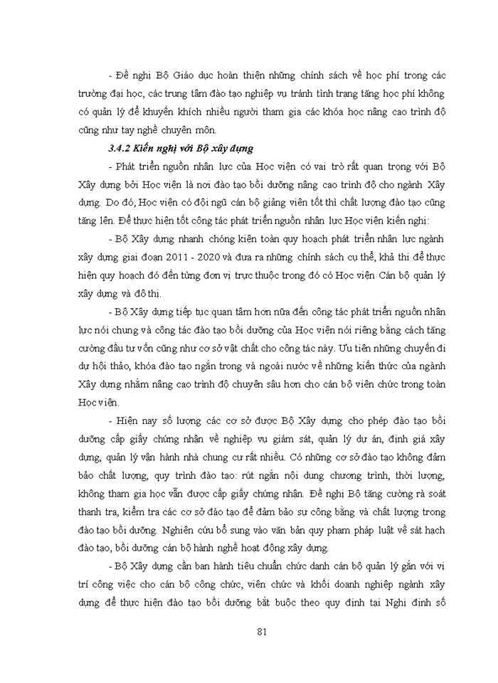 image for page Chất lượng đội ngũ giảng viên của Học viện Cán bộ quản lý xây dựng và đô thị