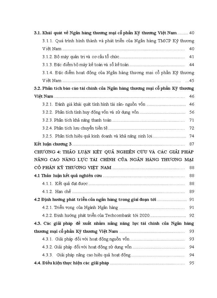 image for page Phân tích báo cáo tài chính của Ngân hàng TMCP Kỹ thương Việt Nam