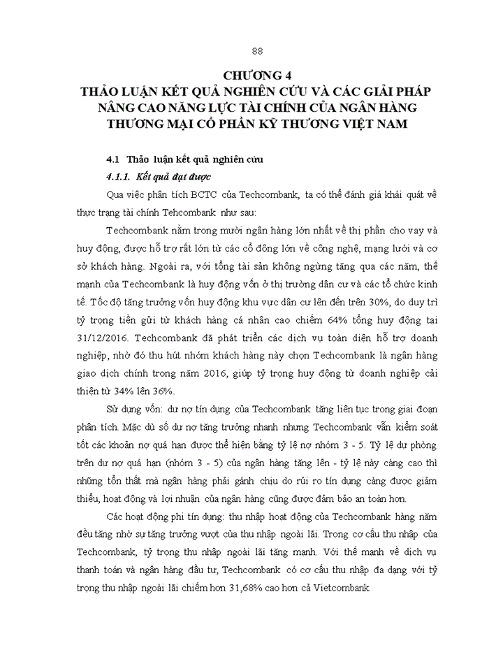 image for page Phân tích báo cáo tài chính của Ngân hàng TMCP Kỹ thương Việt Nam