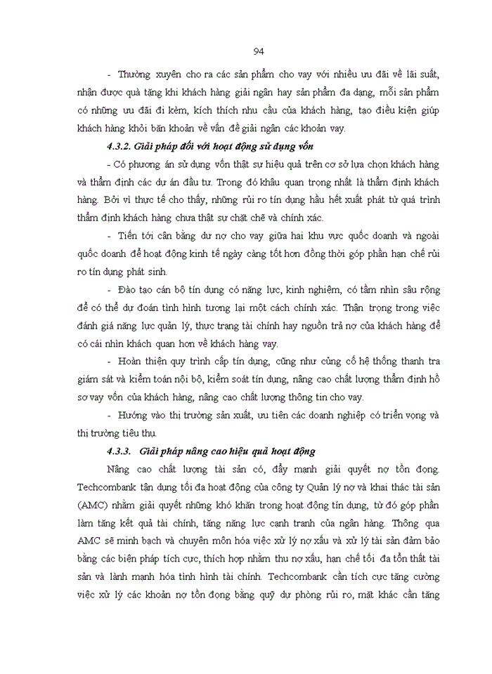 image for page Phân tích báo cáo tài chính của Ngân hàng TMCP Kỹ thương Việt Nam