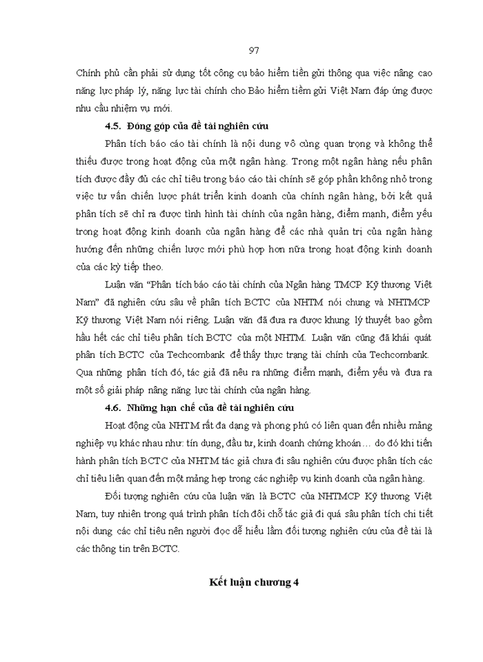 image for page Phân tích báo cáo tài chính của Ngân hàng TMCP Kỹ thương Việt Nam