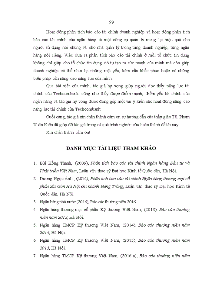 image for page Phân tích báo cáo tài chính của Ngân hàng TMCP Kỹ thương Việt Nam