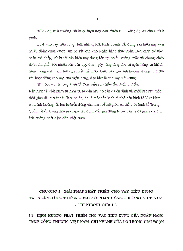 image for page Phát triển hoạt động cho vay tiêu dùng tại Ngân hàng TMCP Công Thương Việt Nam - Chi Nhánh Cửa Lò