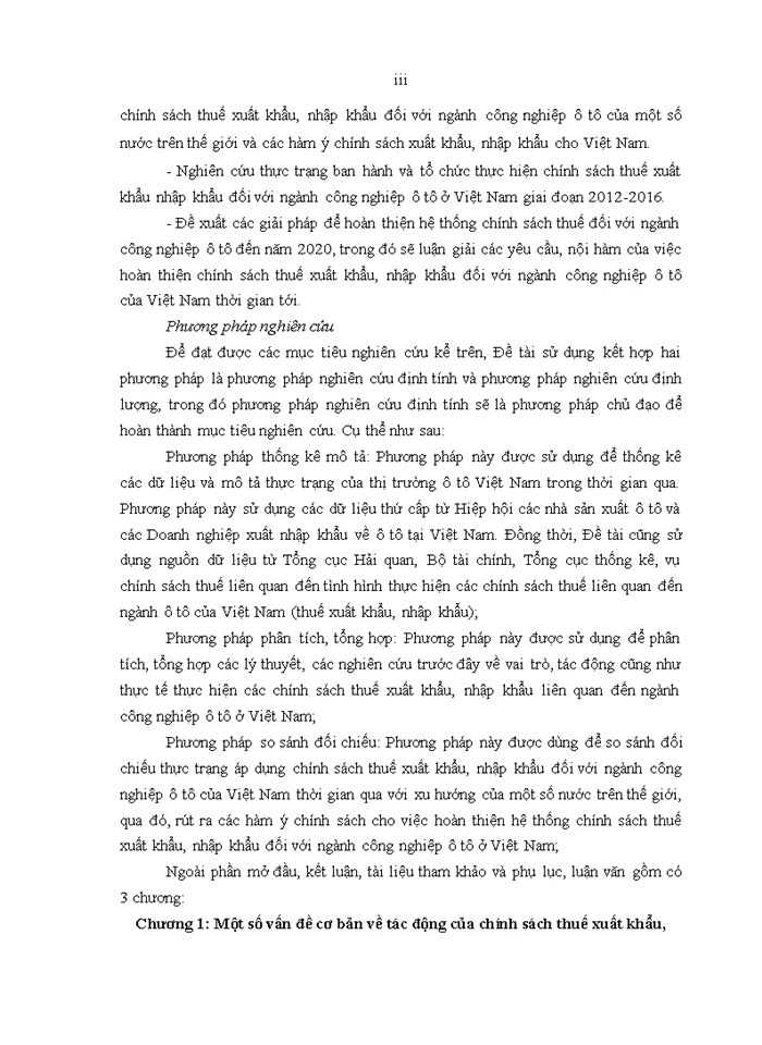image for page Tác động của chính sách thuế xuất khẩu, thuế nhập khẩu đối với việc phát triển ngành công nghiệp ô tô ở Việt Nam