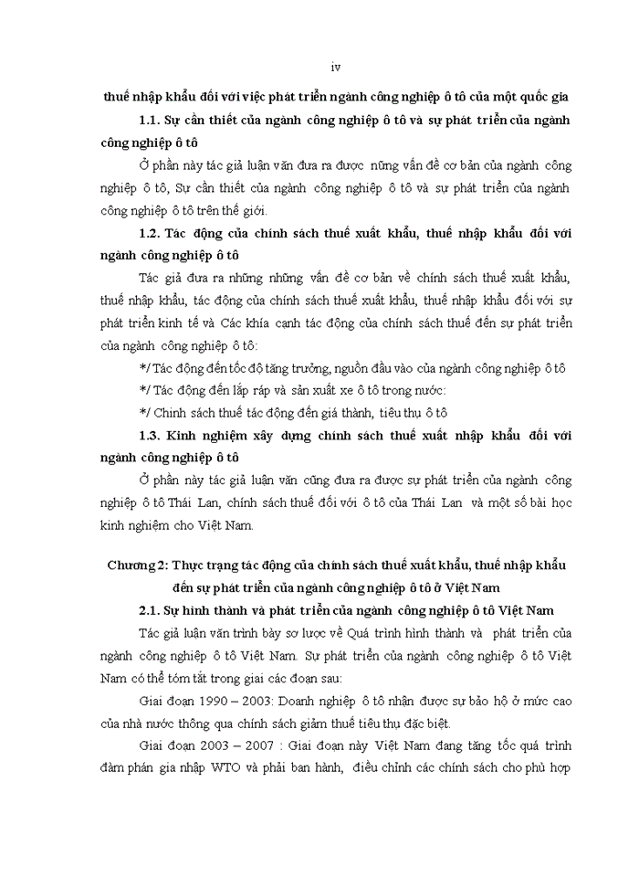 image for page Tác động của chính sách thuế xuất khẩu, thuế nhập khẩu đối với việc phát triển ngành công nghiệp ô tô ở Việt Nam