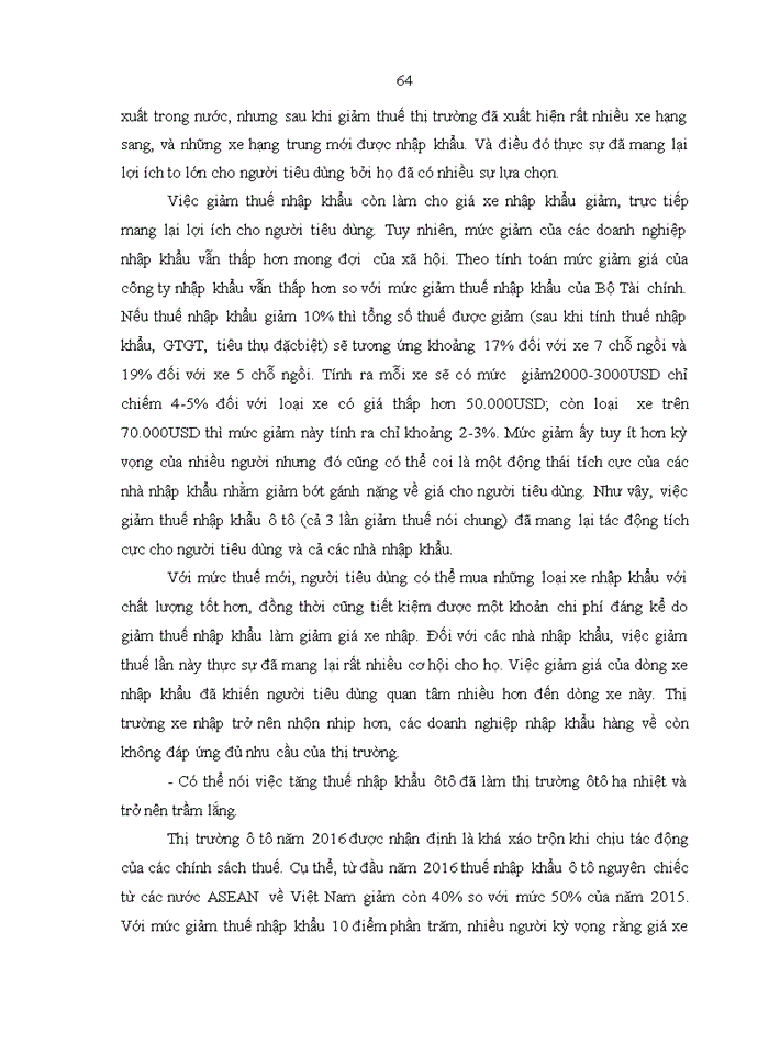image for page Tác động của chính sách thuế xuất khẩu, thuế nhập khẩu đối với việc phát triển ngành công nghiệp ô tô ở Việt Nam