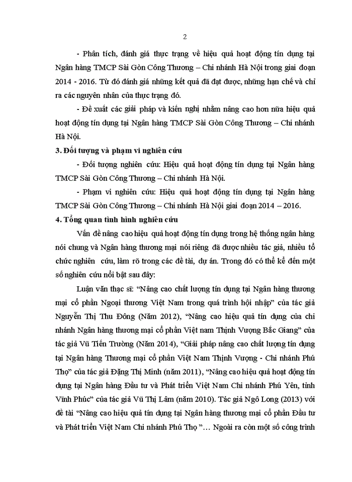 image for page Nâng cao hiệu quả hoạt động tín dụng tại Ngân hàng TMCP Sài Gòn Công Thương – Chi nhánh Hà Nội