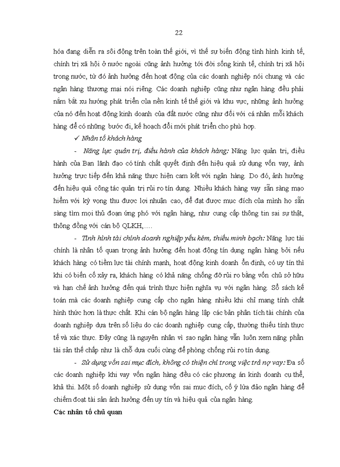 image for page Quản trị rủi ro tín dụng tại ngân hàng thương mại cổ phần đầu tư phát triển Việt Nam chi nhánh Hà Thành
