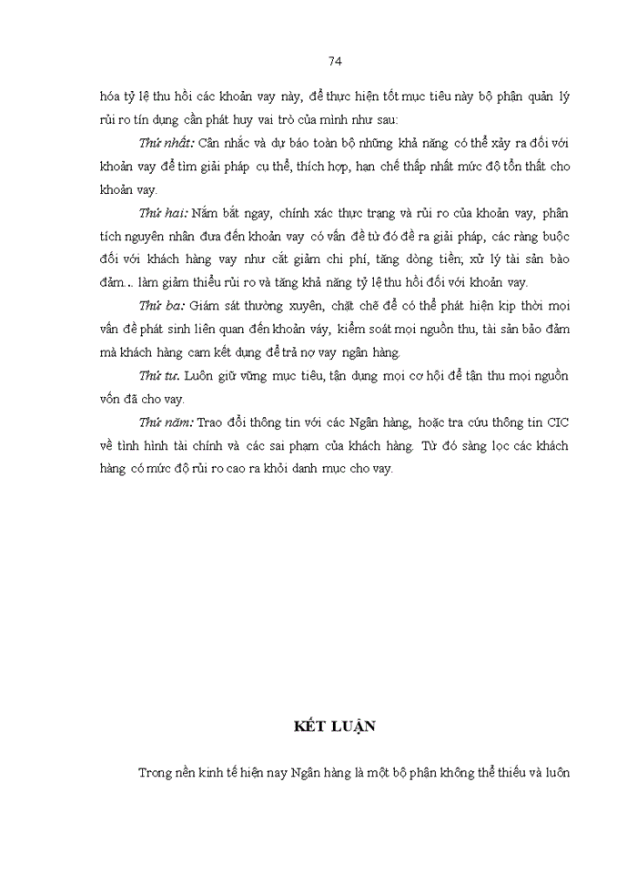 image for page Quản trị rủi ro tín dụng tại ngân hàng thương mại cổ phần đầu tư phát triển Việt Nam chi nhánh Hà Thành