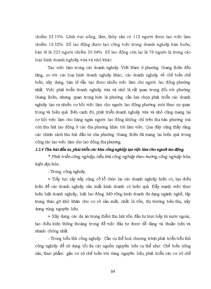 image for page Giải pháp tạo việc làm cho người lao động trên địa bàn phường Giang Biên, quận Long Biên thành phố Hà Nội đến năm 2020