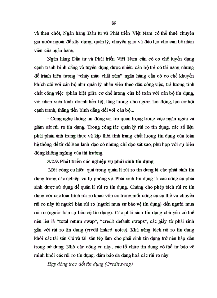 image for page Hạn chế rủi ro tín dụng tại Ngân hàng Đầu tư và phát triển Việt Nam