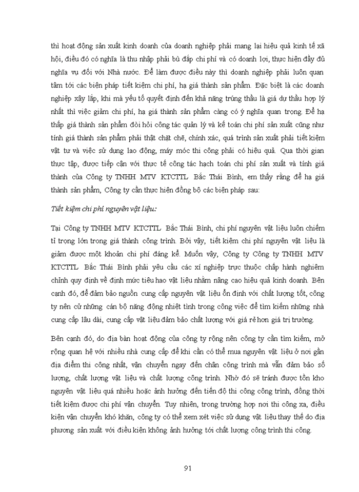 image for page Kế toán tập hợp chi phí và tính giá thành sản phẩm trong công ty TNHH MTV Khai thác công trình Thủy Lợi Bắc Thái Bình