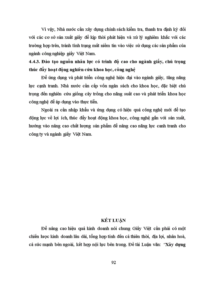 image for page Xây dựng chiến lược kinh doanh cho Công ty cổ phần Giấy việt giai đoạn 2015 -2020