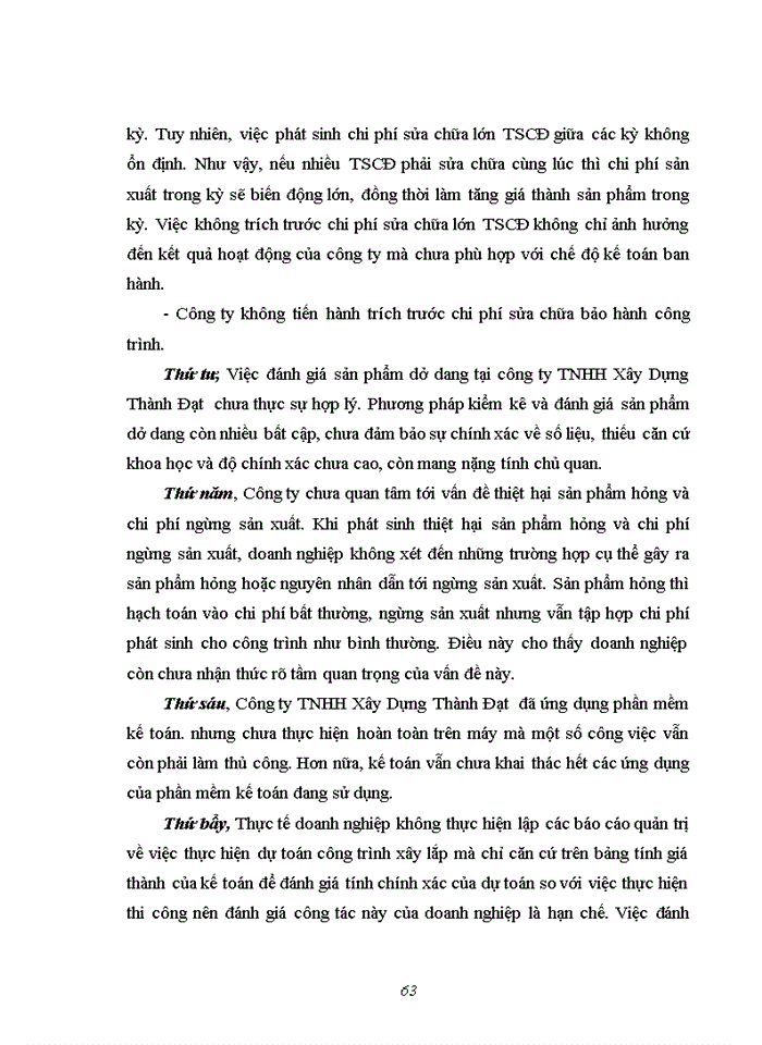 image for page Hoàn thiện tổ chức kế toán chi phí sản xuất và tính giá thành sản phẩm xây lắp  tại công ty TNHH Xây Dựng Thành Đạt