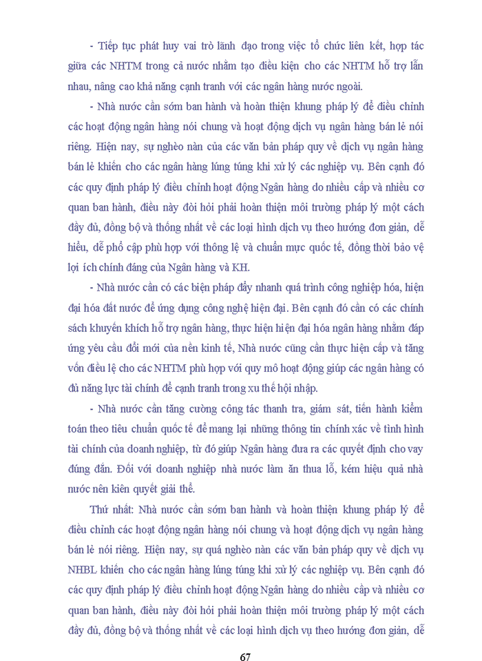 image for page Giải pháp phát triển dịch vụ ngân hàng bán lẻ tại Ngân hàng TMCP Đầu tư và phát triển Việt Nam – Chi nhánh Thanh Xuân