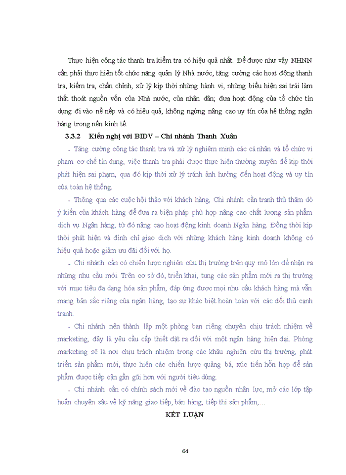 image for page Giải pháp phát triển dịch vụ ngân hàng bán lẻ tại Ngân hàng TMCP Đầu tư và phát triển Việt Nam – Chi nhánh Thanh Xuân