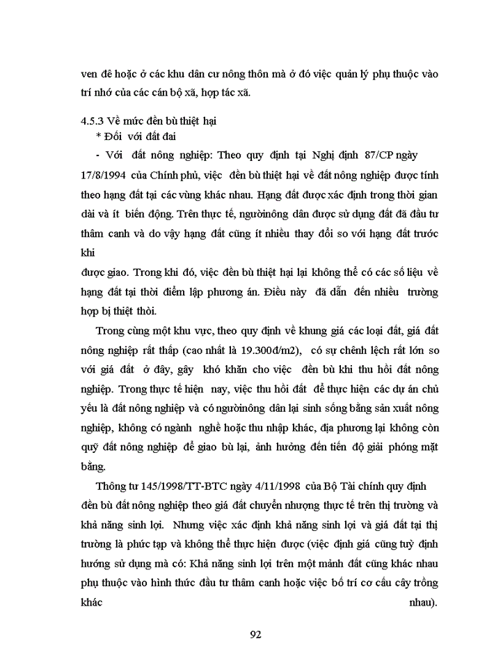 image for page Đánh giá việc thực hiện chính sách đền bù thiệt hại khi Nhà nước thu hồi đất thực hiện một số dự án  đầu tư trên  địa  bàn thành phố Hải Phòng