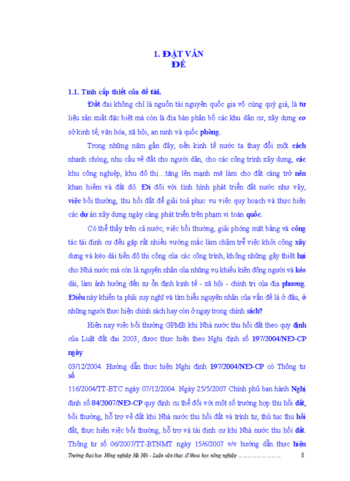 image for page Đánh giá việc thực hiện chính sách bồi thường giải phóng mặt bằng khi Nhà nước thu hồi đất ở một số dự án trên địa bàn huyện Nam Đàn, tỉnh Nghệ An