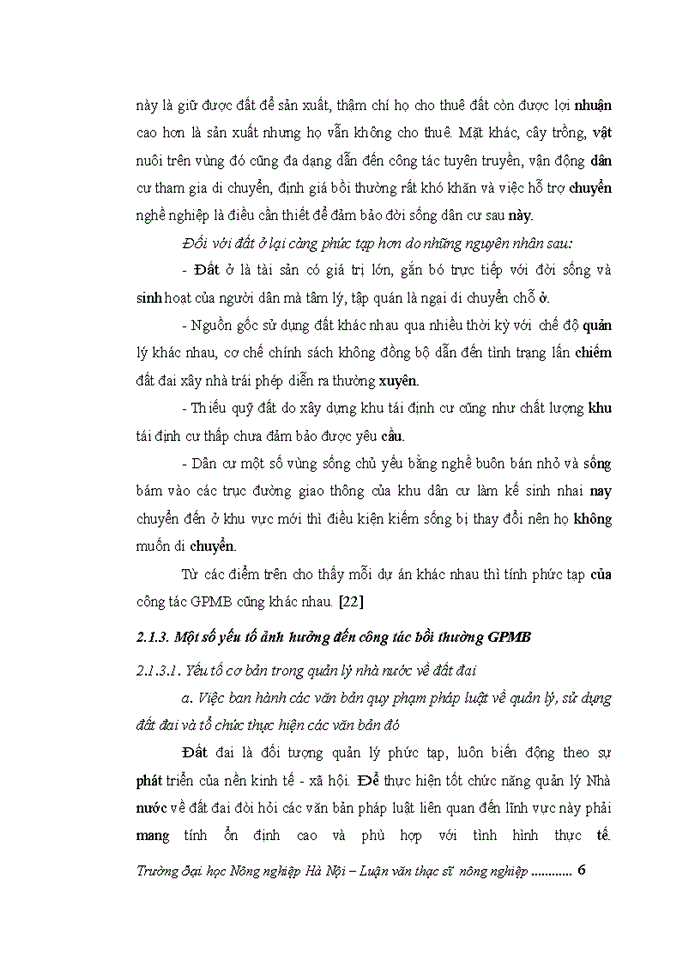 image for page Đánh giá việc thực hiện chính sách bồi thường, hỗ trợ giải phóng mặt bằng và tái định cư khi Nhà nước thu hồi đất tại một số dự án trên địa bàn huyện Tứ Kỳ, tỉnh Hải Dương