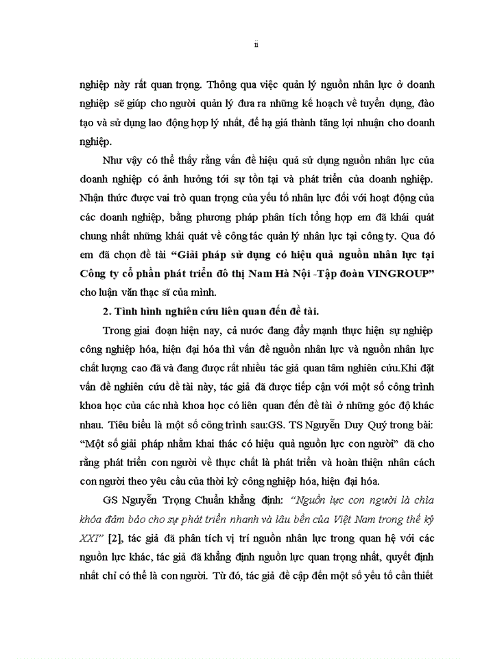 image for page Giải pháp sử dụng có hiệu quả nguồn nhân lực tại Công ty cổ phần phát triển đô thị Nam Hà Nội -Tập đoàn VINGROUP