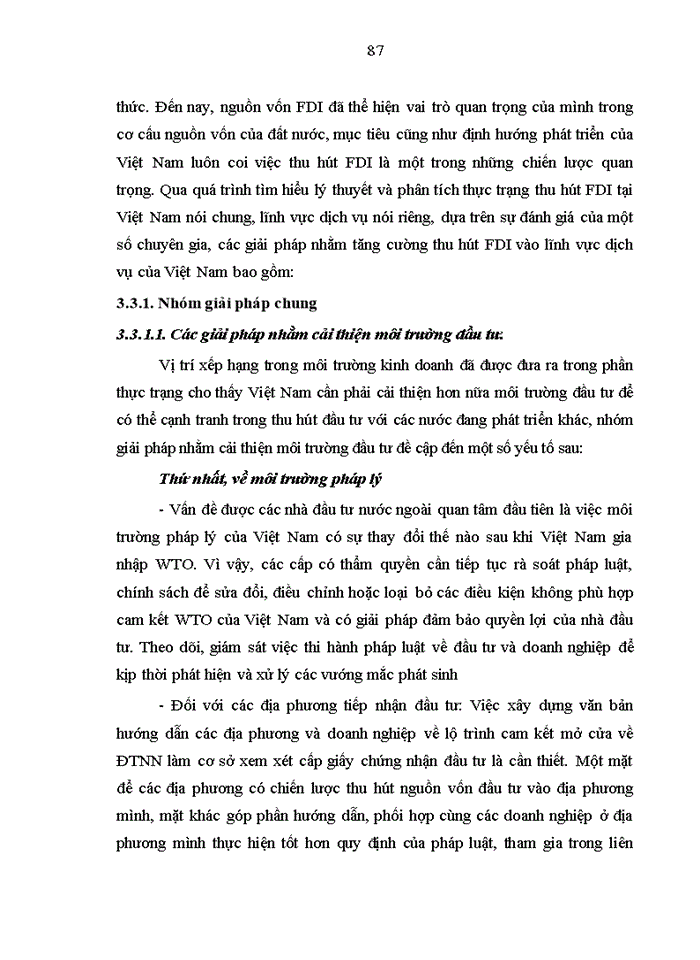image for page Thu hút FDI nhằm phát triển lĩnh vực dịch vụ trong điều kiện Việt Nam là thành viên của WTO