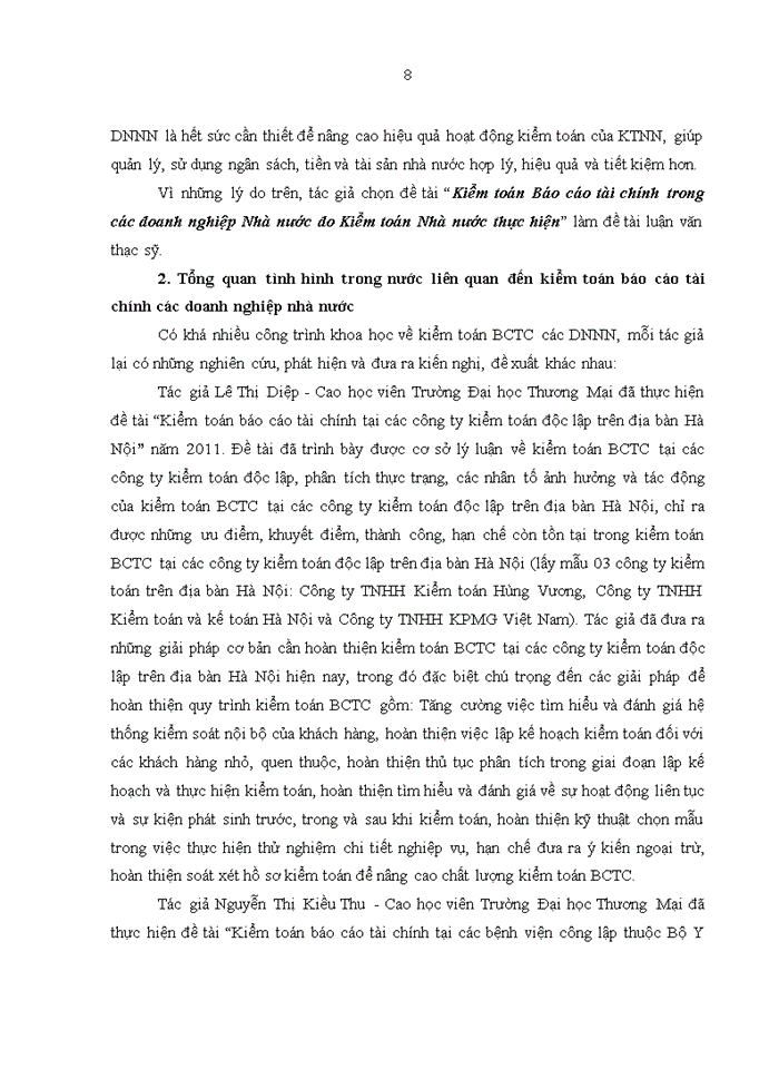 image for page Kiểm toán báo cáo tài chính trong các doanh nghiệp nhà nước do Kiểm toán Nhà nước thực hiện
