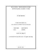 Tuyển dụng nhân lực của Công ty Cổ phần Cồn- Rượu Hà Nội