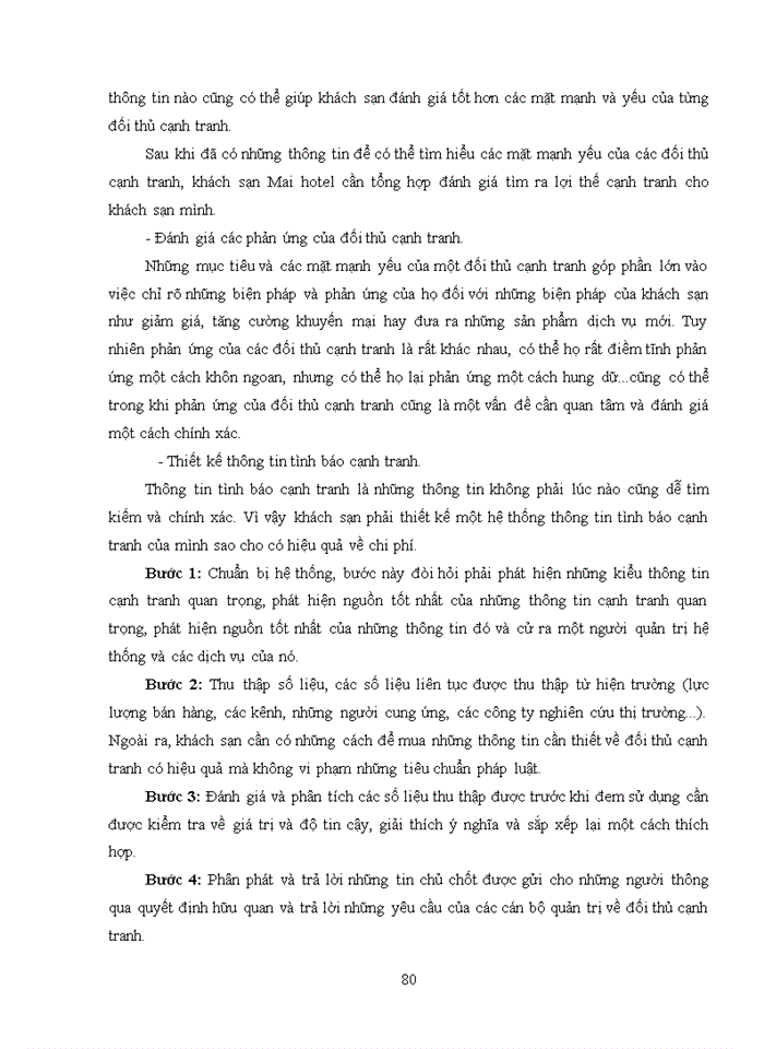 image for page Nâng cao năng lực cạnh tranh của khách sạn Mai Hotel Hà Nội