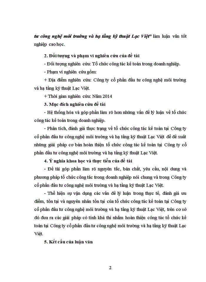 image for page Hoàn thiện tổ chức công tác kế toán tại Công ty cổ phần đầu tư công nghệ môi trường và hạ tầng kỹ thuật Lạc Việt