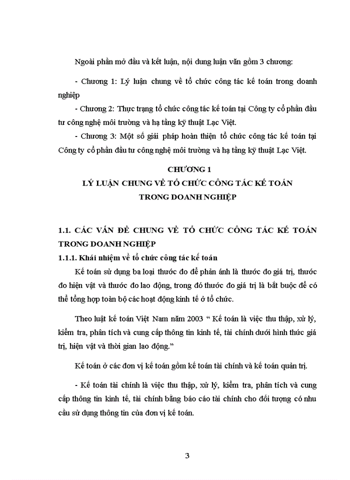 image for page Hoàn thiện tổ chức công tác kế toán tại Công ty cổ phần đầu tư công nghệ môi trường và hạ tầng kỹ thuật Lạc Việt