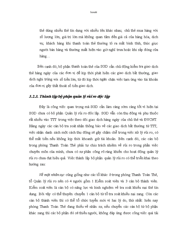 image for page Quản trị rủi ro trong hoạt động kinh doanh thẻ tín dụng tại Ngân hàng TMCP Ngoại Thương Việt Nam – Sở Giao Dịch