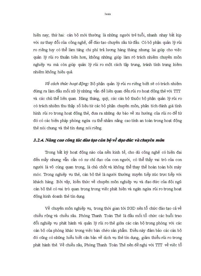 image for page Quản trị rủi ro trong hoạt động kinh doanh thẻ tín dụng tại Ngân hàng TMCP Ngoại Thương Việt Nam – Sở Giao Dịch