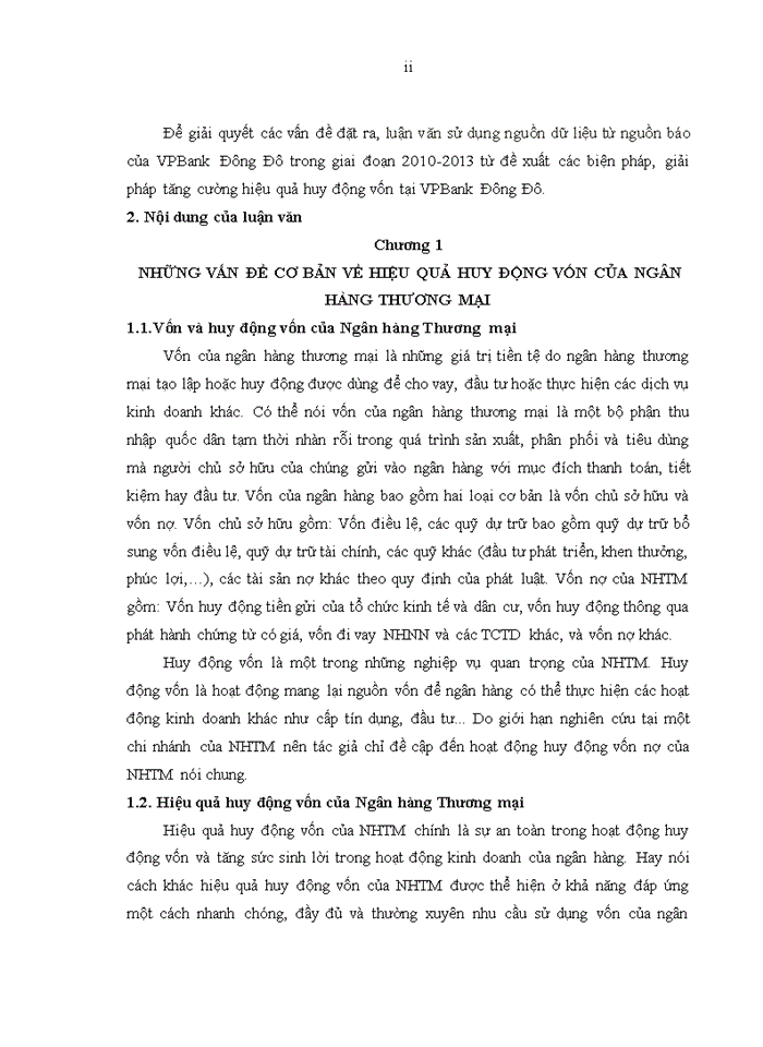 image for page Giải pháp nâng cao hiệu quả huy động vốn tại Ngân hàng TMCP Việt Nam Thịnh Vượng – Chi nhánh Đông Đô, Hà Nội