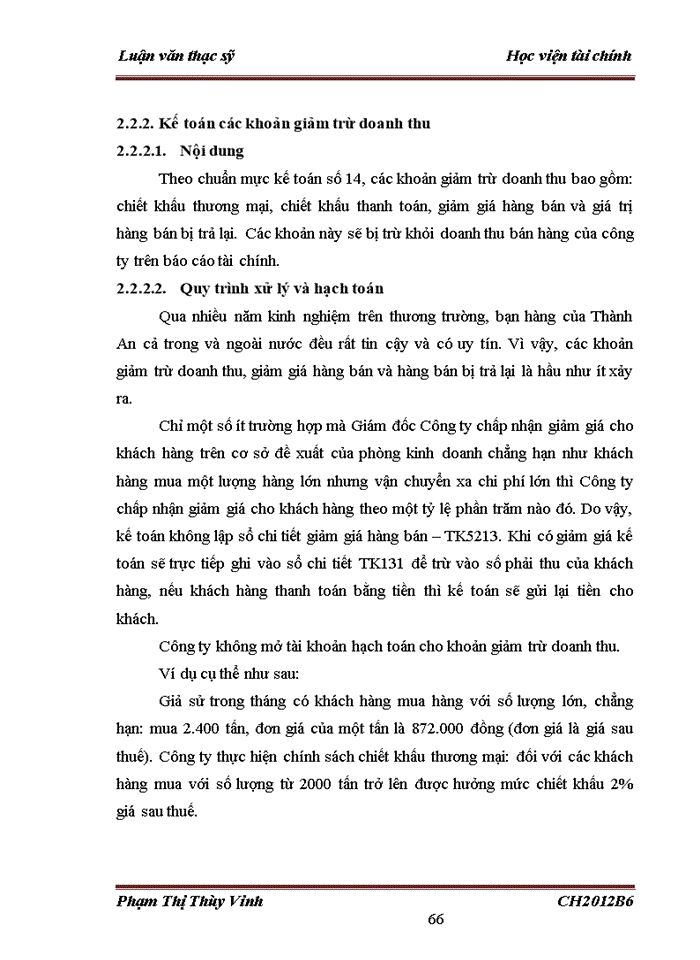 image for page Vận dụng chuẩn mực kế toán số 14 Doanh thu và thu nhập khác vào hoàn thiện kế toán bán hàng và xác định kết quả kinh doanh tại Công ty TNHH Thương mại Thành An