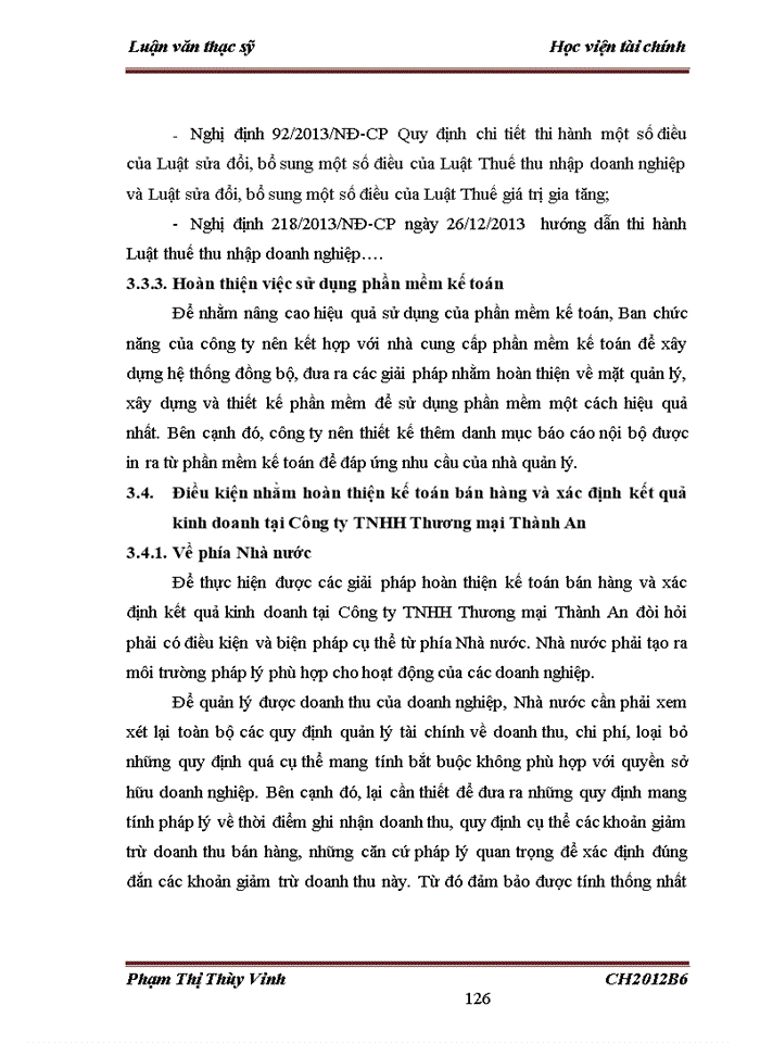 image for page Vận dụng chuẩn mực kế toán số 14 Doanh thu và thu nhập khác vào hoàn thiện kế toán bán hàng và xác định kết quả kinh doanh tại Công ty TNHH Thương mại Thành An