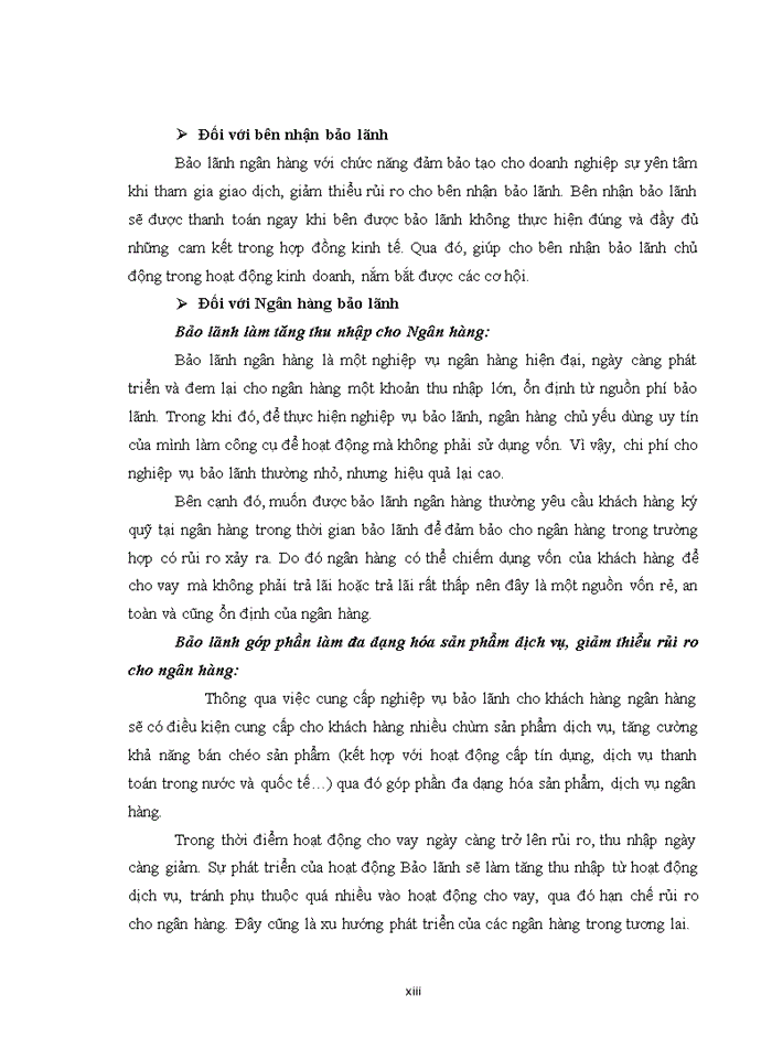 image for page Phát triển hoạt động bảo lãnh tại Ngân hàng nông nghiệp và phát triển nông thôn Việt Nam chi nhánh Hà Nội