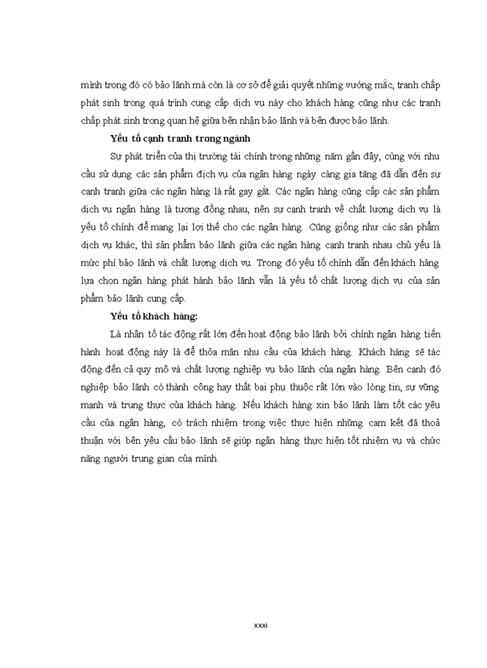 image for page Phát triển hoạt động bảo lãnh tại Ngân hàng nông nghiệp và phát triển nông thôn Việt Nam chi nhánh Hà Nội