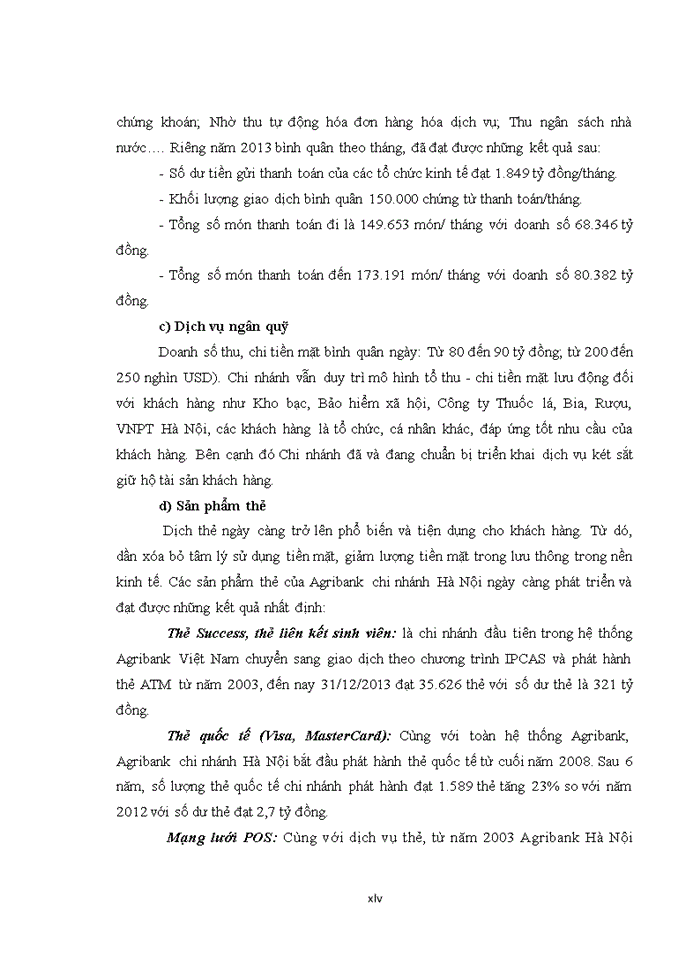 image for page Phát triển hoạt động bảo lãnh tại Ngân hàng nông nghiệp và phát triển nông thôn Việt Nam chi nhánh Hà Nội