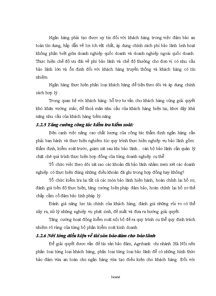 image for page Phát triển hoạt động bảo lãnh tại Ngân hàng nông nghiệp và phát triển nông thôn Việt Nam chi nhánh Hà Nội