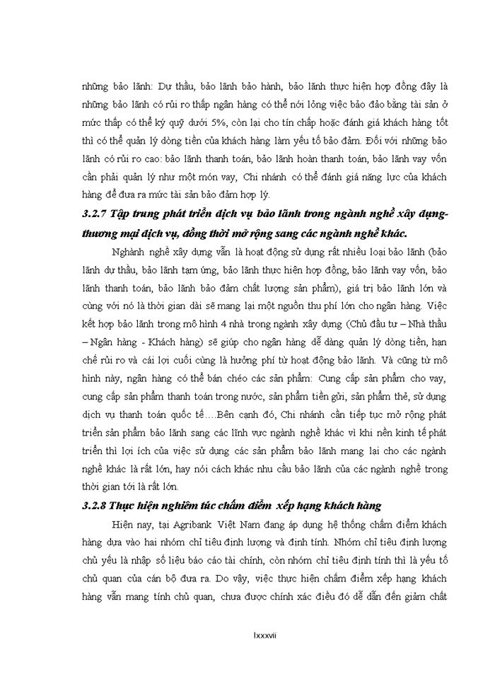 image for page Phát triển hoạt động bảo lãnh tại Ngân hàng nông nghiệp và phát triển nông thôn Việt Nam chi nhánh Hà Nội