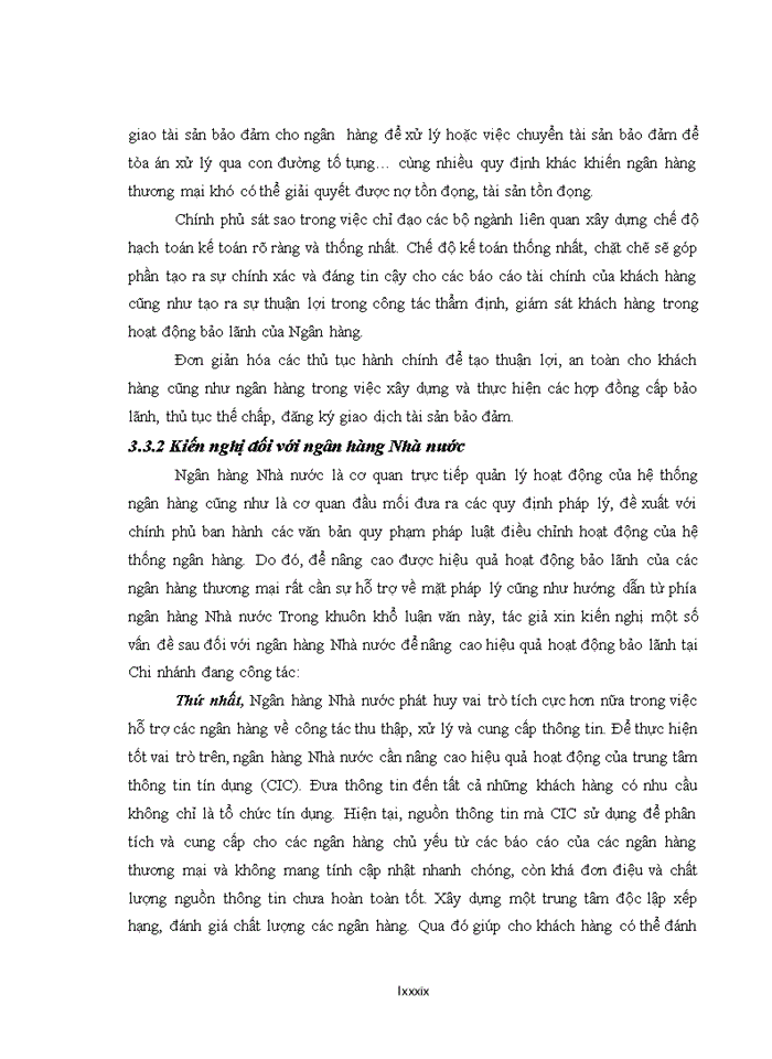 image for page Phát triển hoạt động bảo lãnh tại Ngân hàng nông nghiệp và phát triển nông thôn Việt Nam chi nhánh Hà Nội