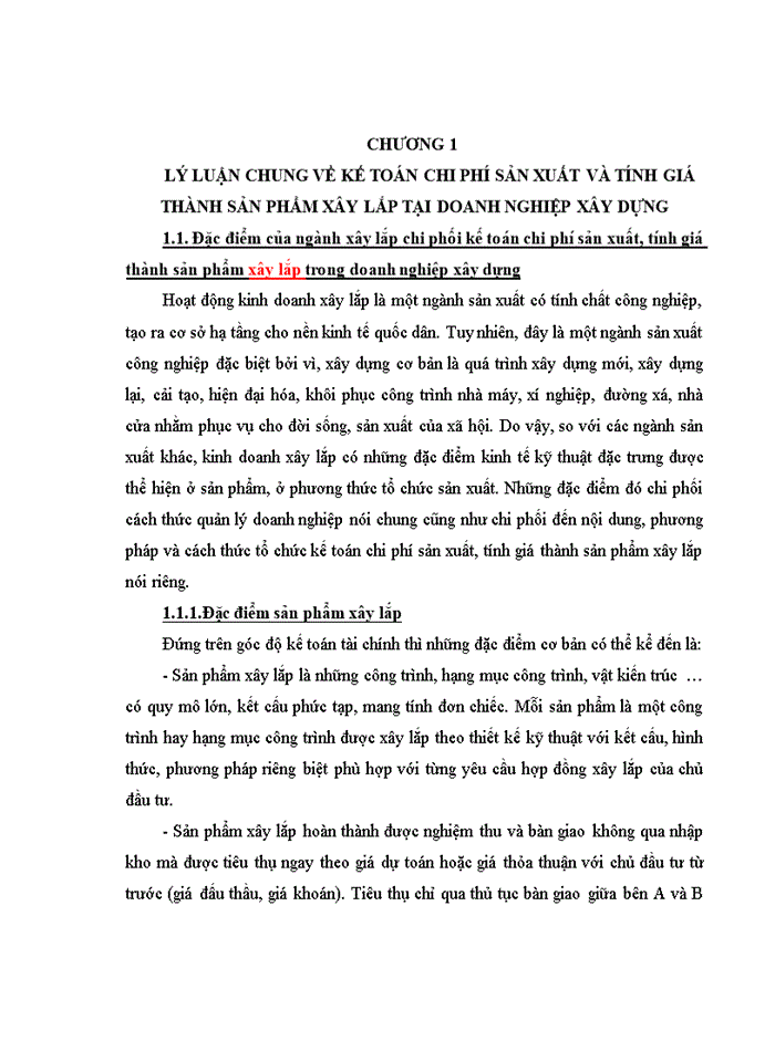 image for page Hoàn thiện kế toán chi phí sản xuất và tính giá thành sản phẩm xây lắp tại Công ty cổ phần đầu tư phát triển nhà Bắc Ninh