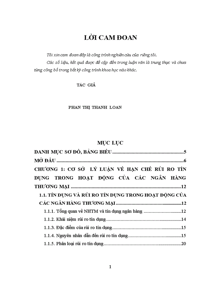 image for page Hạn chế rủi ro tín dụng tại Ngân hàng TMCP Á Châu – Phòng giao dịch Láng Thượng